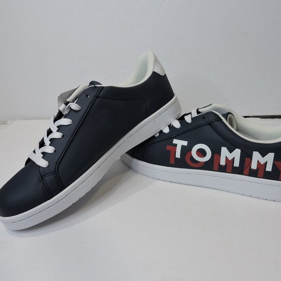 Men's Tommy Hilfiger signature sneakers navy blue - Picture 1 of 5
